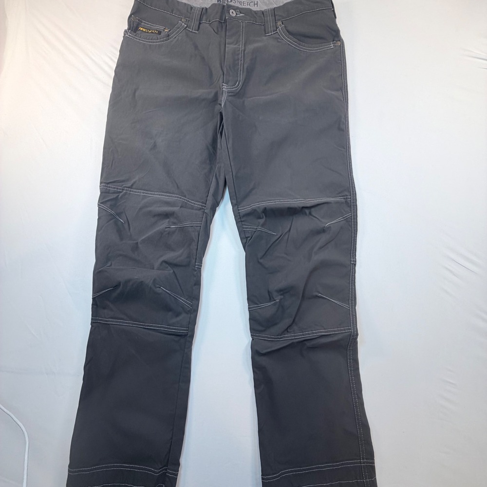 DeWalt Madison Stretch Pants Mens 36 Regular Gray Work Utility DXWW50145